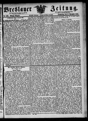 Breslauer Zeitung on Nov 18, 1869