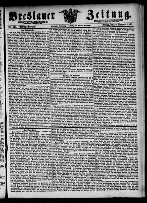 Breslauer Zeitung on Nov 19, 1869