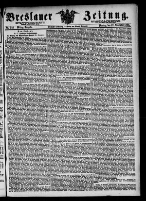 Breslauer Zeitung vom 22.11.1869