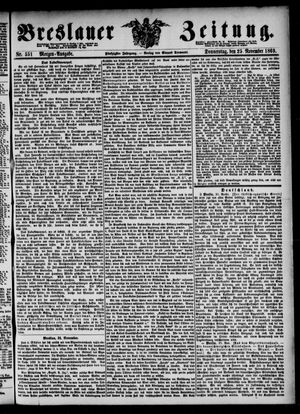 Breslauer Zeitung vom 25.11.1869