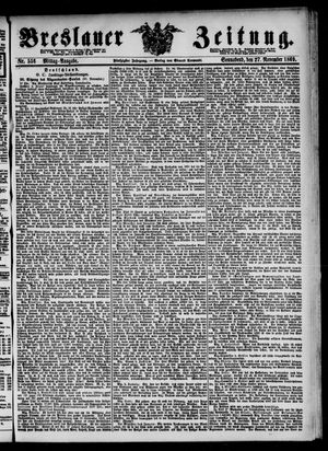 Breslauer Zeitung vom 27.11.1869
