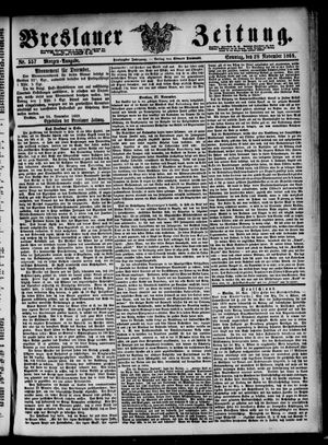 Breslauer Zeitung on Nov 28, 1869