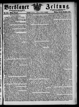 Breslauer Zeitung vom 29.11.1869