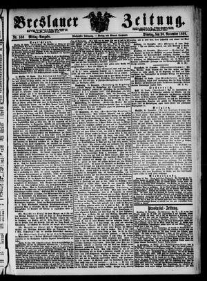 Breslauer Zeitung on Nov 30, 1869