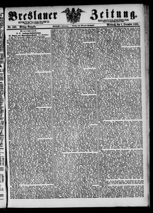 Breslauer Zeitung on Dec 1, 1869