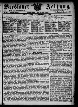 Breslauer Zeitung on Dec 30, 1869