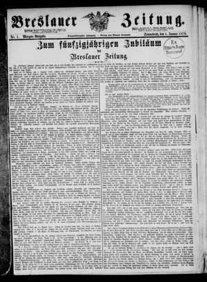 Breslauer Zeitung on Jan 1, 1870