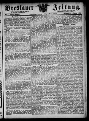 Breslauer Zeitung on Jan 5, 1870