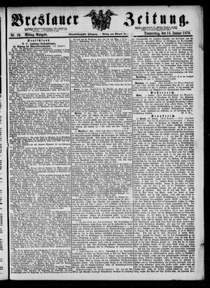 Breslauer Zeitung on Jan 13, 1870