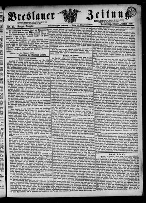Breslauer Zeitung on Jan 27, 1870