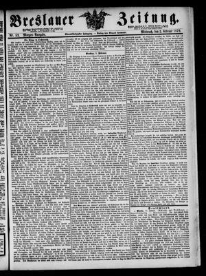 Breslauer Zeitung on Feb 2, 1870