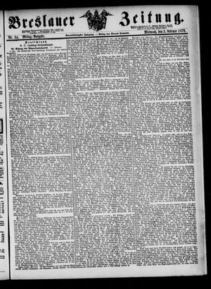 Breslauer Zeitung vom 02.02.1870