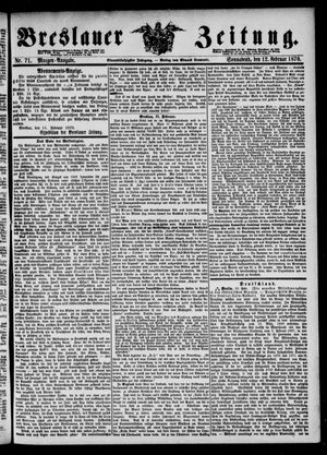 Breslauer Zeitung on Feb 12, 1870