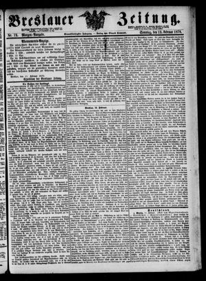 Breslauer Zeitung on Feb 13, 1870