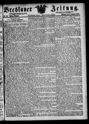Breslauer Zeitung on Feb 21, 1870