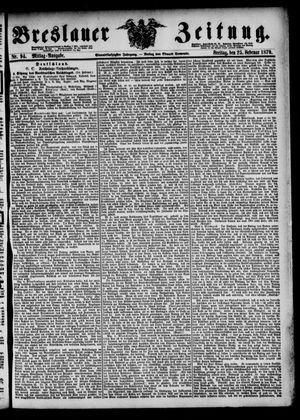 Breslauer Zeitung on Feb 25, 1870