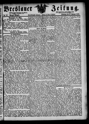 Breslauer Zeitung on Feb 27, 1870