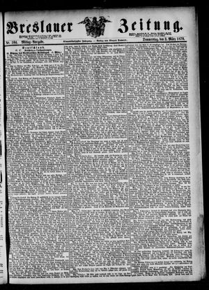 Breslauer Zeitung on Mar 3, 1870