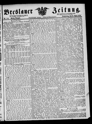 Breslauer Zeitung on Apr 21, 1870