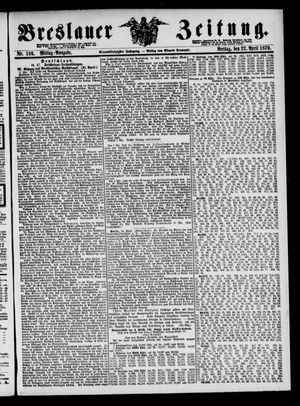 Breslauer Zeitung vom 22.04.1870
