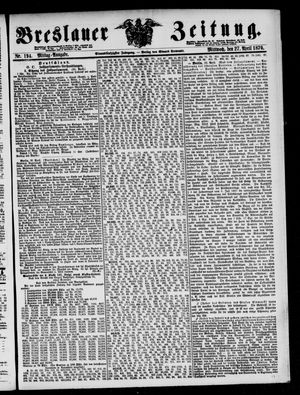 Breslauer Zeitung on Apr 27, 1870