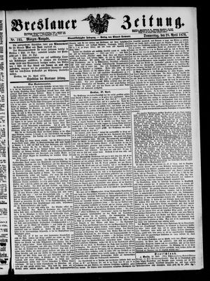 Breslauer Zeitung on Apr 28, 1870