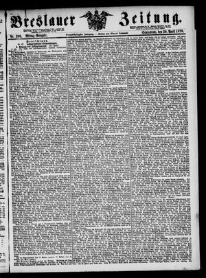 Breslauer Zeitung on Apr 30, 1870