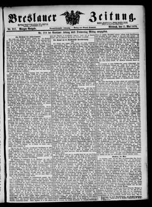 Breslauer Zeitung on May 11, 1870