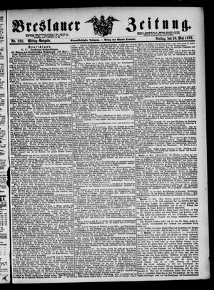 Breslauer Zeitung on May 20, 1870