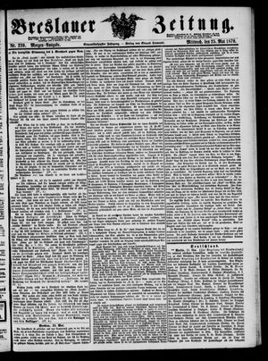 Breslauer Zeitung on May 25, 1870