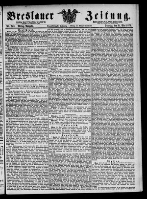 Breslauer Zeitung on May 31, 1870