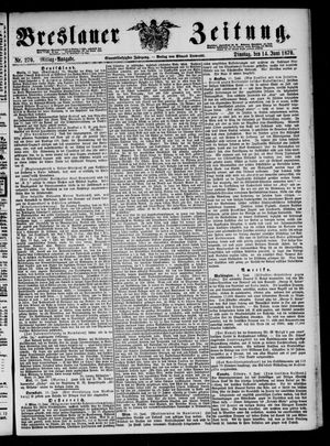 Breslauer Zeitung vom 14.06.1870