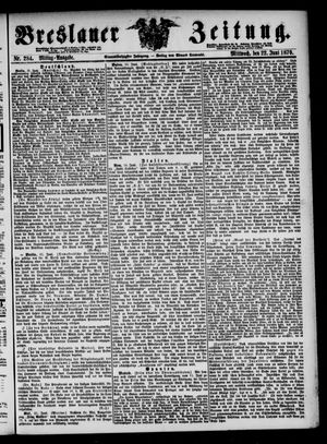 Breslauer Zeitung vom 22.06.1870