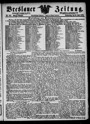 Breslauer Zeitung on Jun 30, 1870