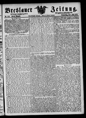 Breslauer Zeitung vom 07.07.1870
