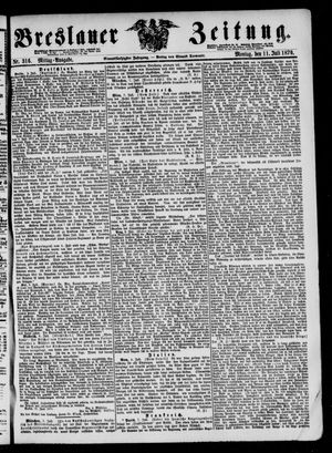 Breslauer Zeitung on Jul 11, 1870