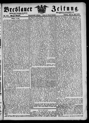 Breslauer Zeitung on Jul 12, 1870