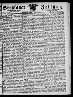 Breslauer Zeitung on Jul 24, 1870