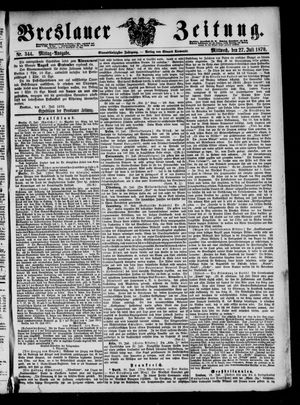 Breslauer Zeitung on Jul 27, 1870