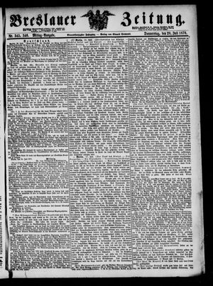 Breslauer Zeitung vom 28.07.1870