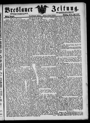 Breslauer Zeitung vom 31.07.1870