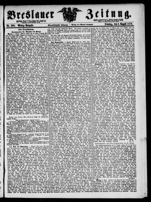 Breslauer Zeitung on Aug 9, 1870