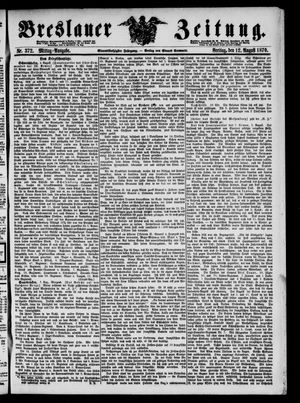Breslauer Zeitung on Aug 12, 1870