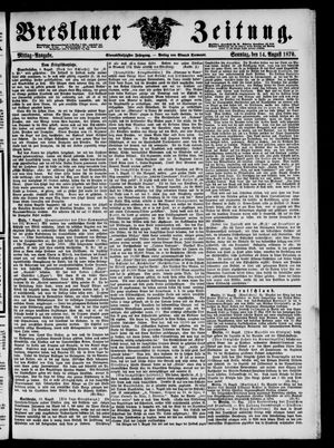 Breslauer Zeitung on Aug 14, 1870