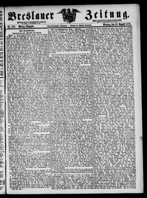 Breslauer Zeitung vom 22.08.1870