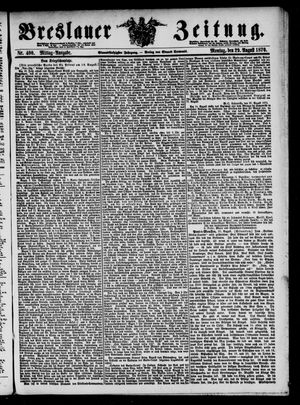 Breslauer Zeitung on Aug 29, 1870