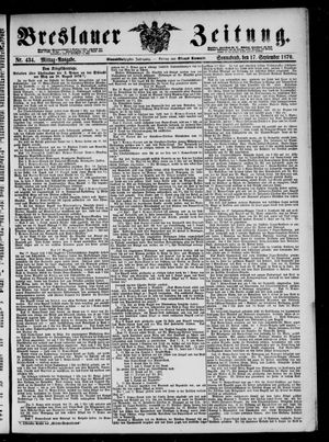 Breslauer Zeitung on Sep 17, 1870