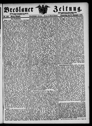 Breslauer Zeitung vom 22.09.1870