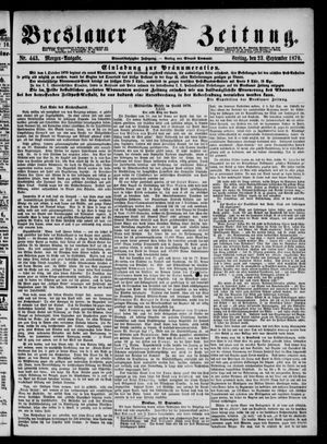 Breslauer Zeitung vom 23.09.1870