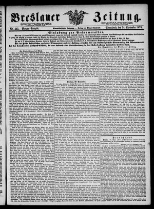 Breslauer Zeitung vom 24.09.1870